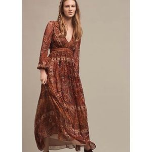 Ranna Gill for Anthropologie Maxi dress size 4